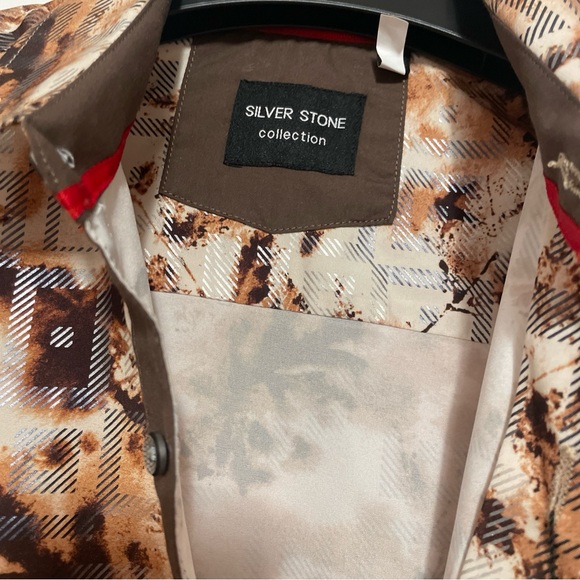 Silver Stone Collection Dress Shirt Men’s Small Modern Fit Wear  Collection NWT - Picture 11 of 15